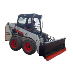 Minicargadora con niveladora Bobcat