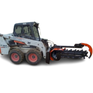 Minicargadora con zanjadora Bobcat